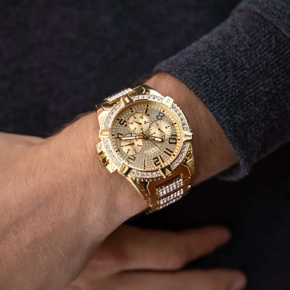 Dress Mens Watches Guess Frontier W0799G2 Multi-Function