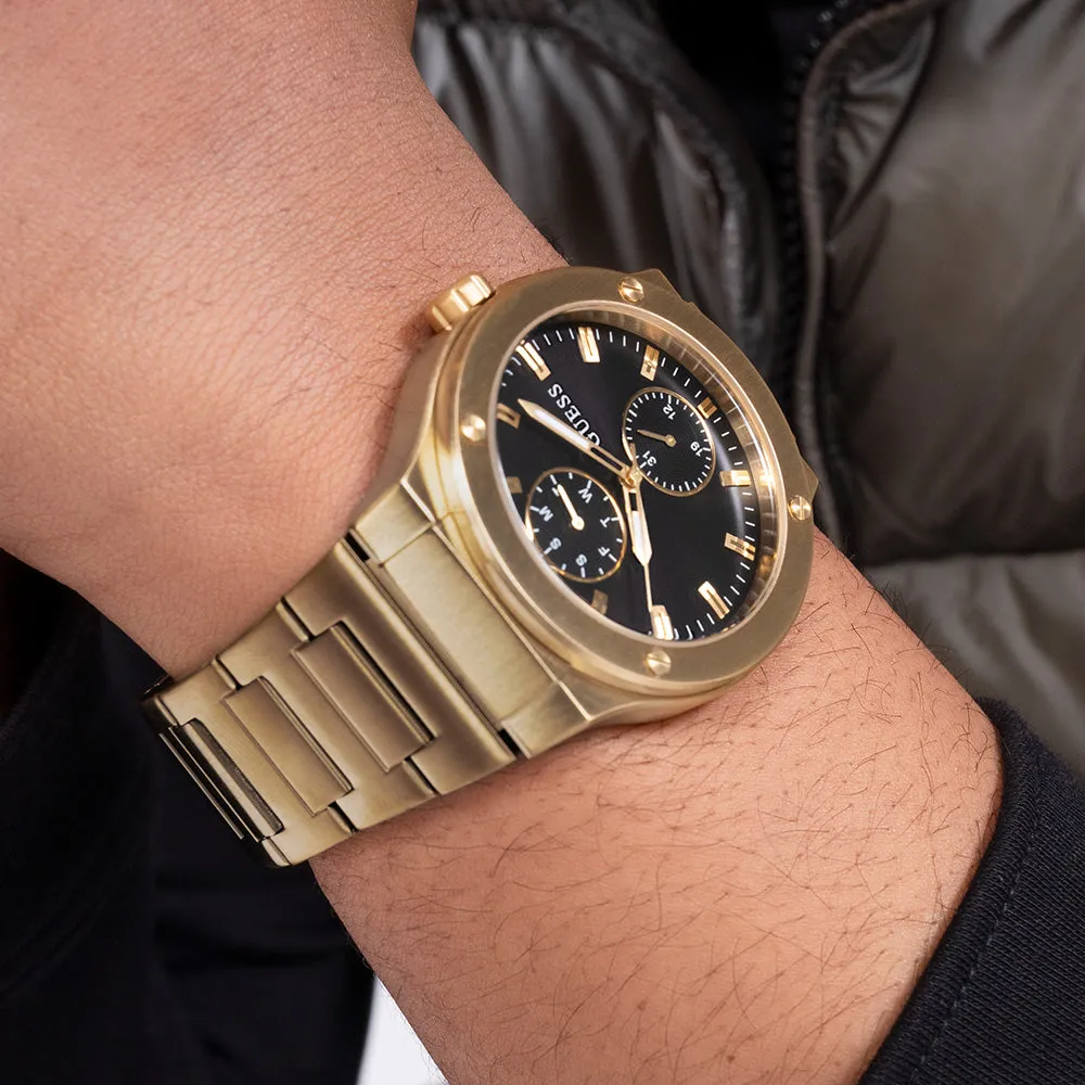 Dress Mens Watches Guess Jet GW0795G4 Multi-Function
