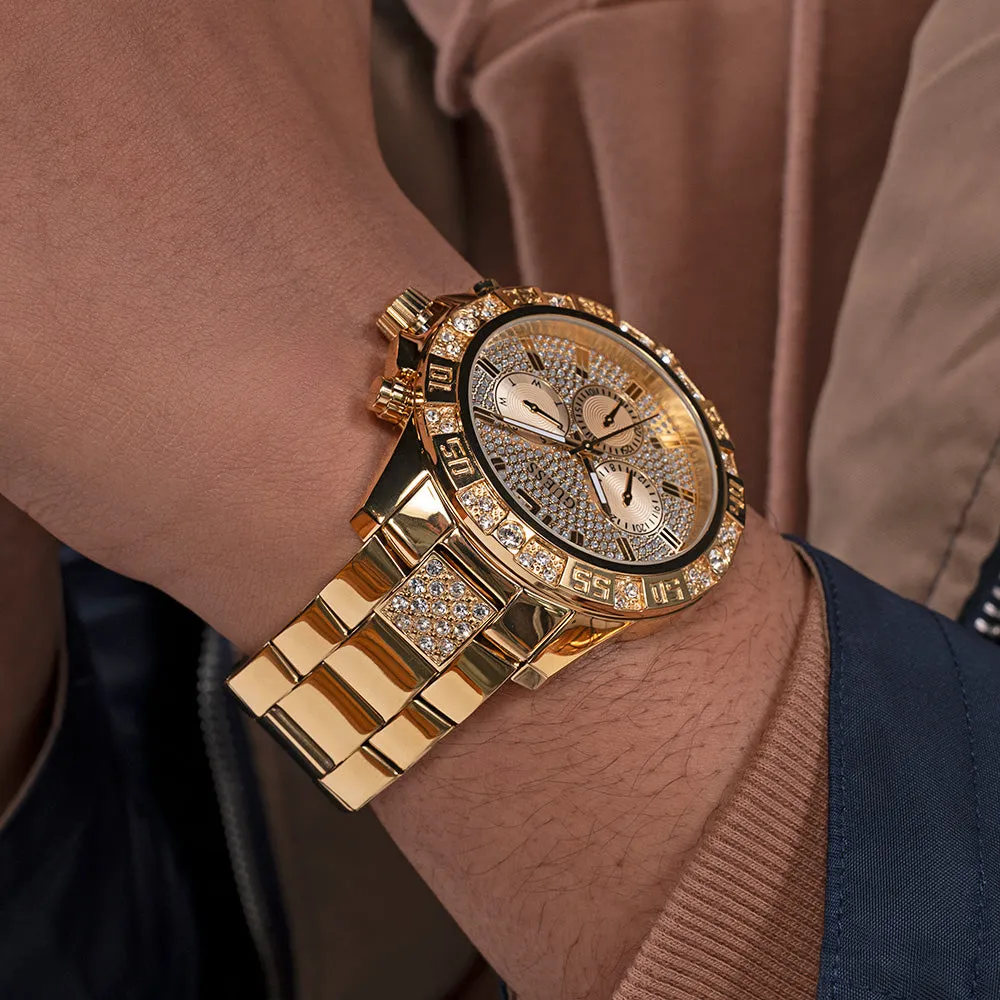 Dress Mens Watches Guess Majestic GW0796G2 Multi-Function