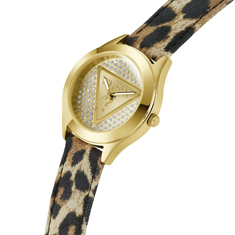Dress Womens Watches Guess Glitz Plaque GW0745L2