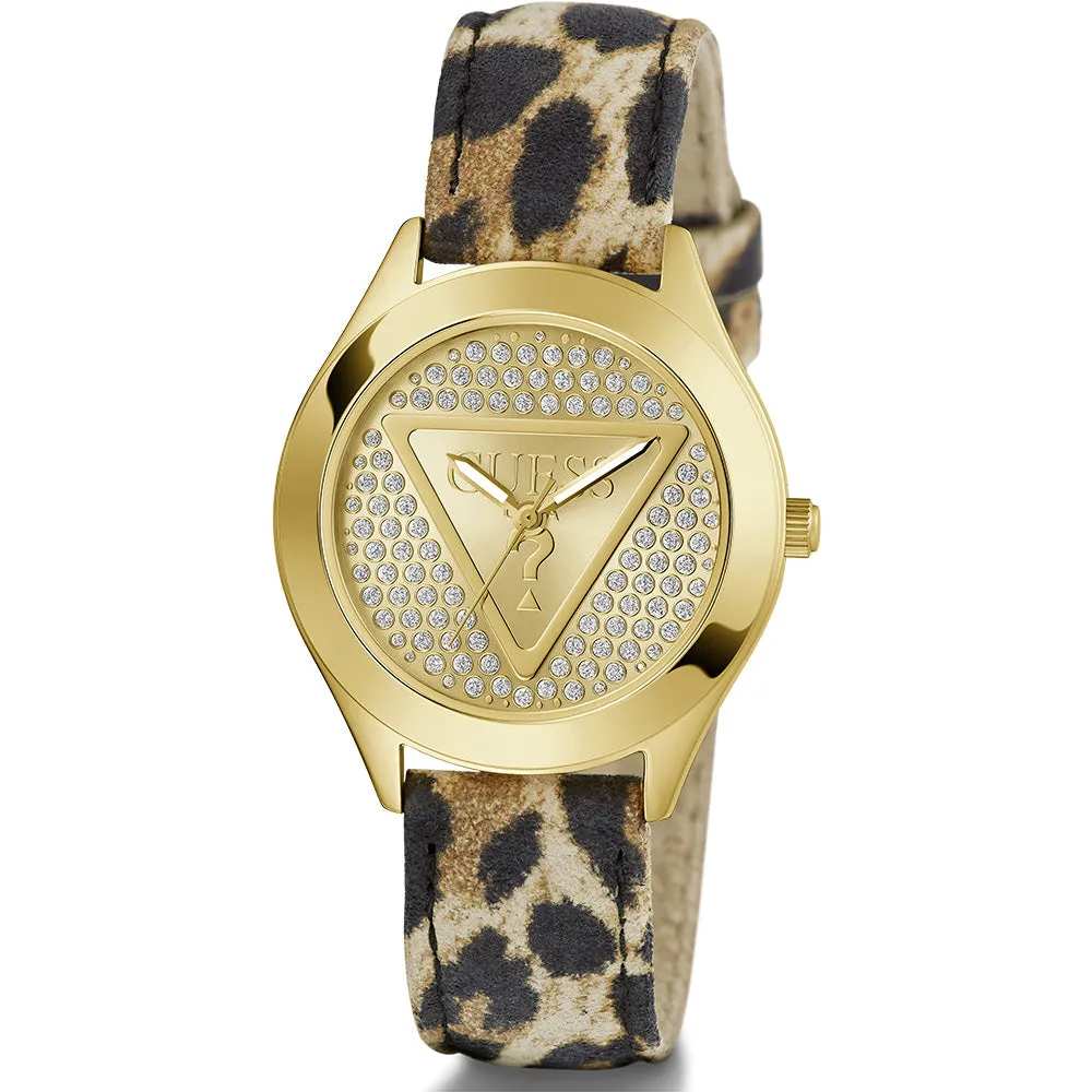 Dress Womens Watches Guess Glitz Plaque GW0745L2