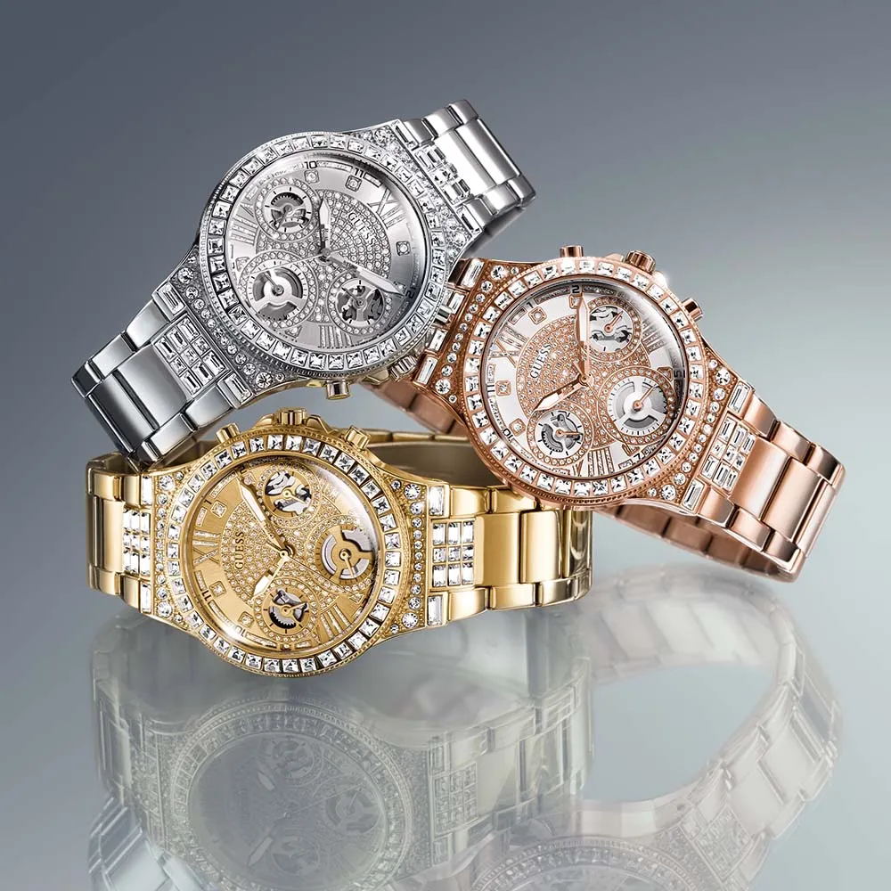 Dress Womens Watches Guess Moonlight GW0320L2 Multi-Function