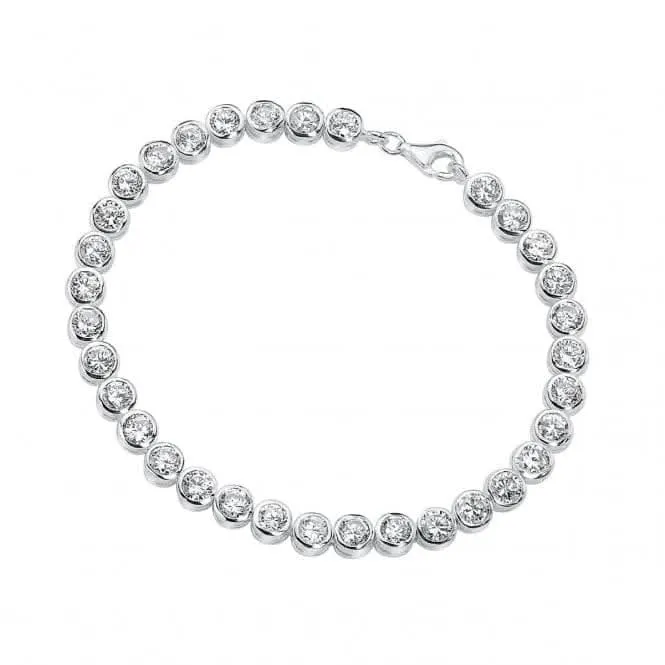 Elements Clear CZ Tennis Bracelet B2958C Beginnings Jewellery