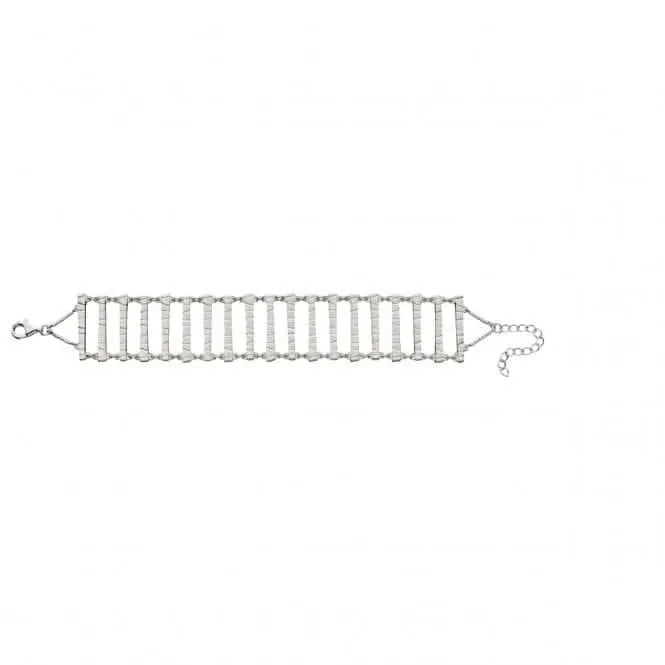 Elements Silver Bar With Frosted Finish Bracelet B5151 Beginnings Jewellery