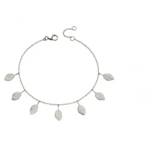 Elements Silver Leaf Bracelet B5147 Beginnings Jewellery
