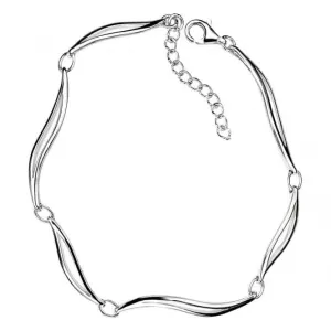 Elements Silver Linked Leaves Bracelet B3466Z362 Beginnings Jewellery