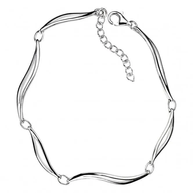 Elements Silver Linked Leaves Bracelet B3466Z362 Beginnings Jewellery