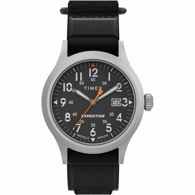 Expedition Scout Black Fabric Strap Watch TW4B29600