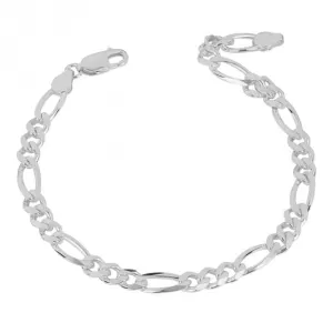 Figaro Chain 22cm Bracelet B5395 Beginnings Jewellery
