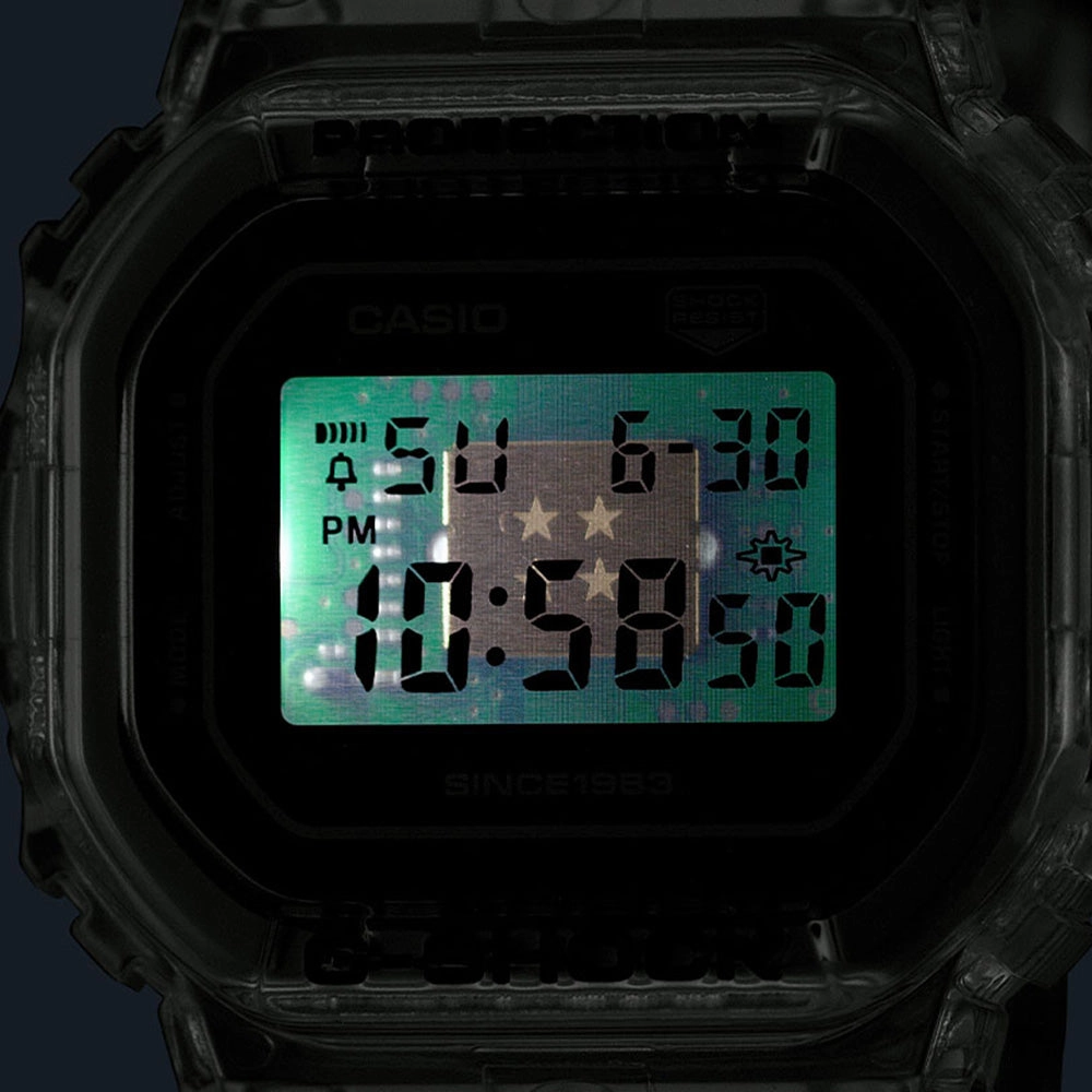 G-Shock Watches G-Shock DW5040RX-7 40th Anniversary Skeleton Remix Digital Watch