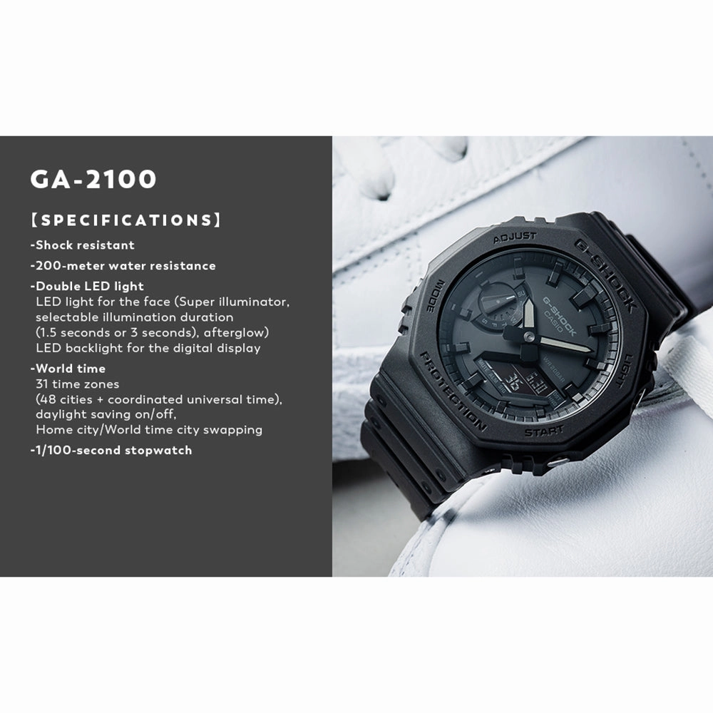 G-Shock Watches G-Shock GA2100-1A1 'CasiOak'