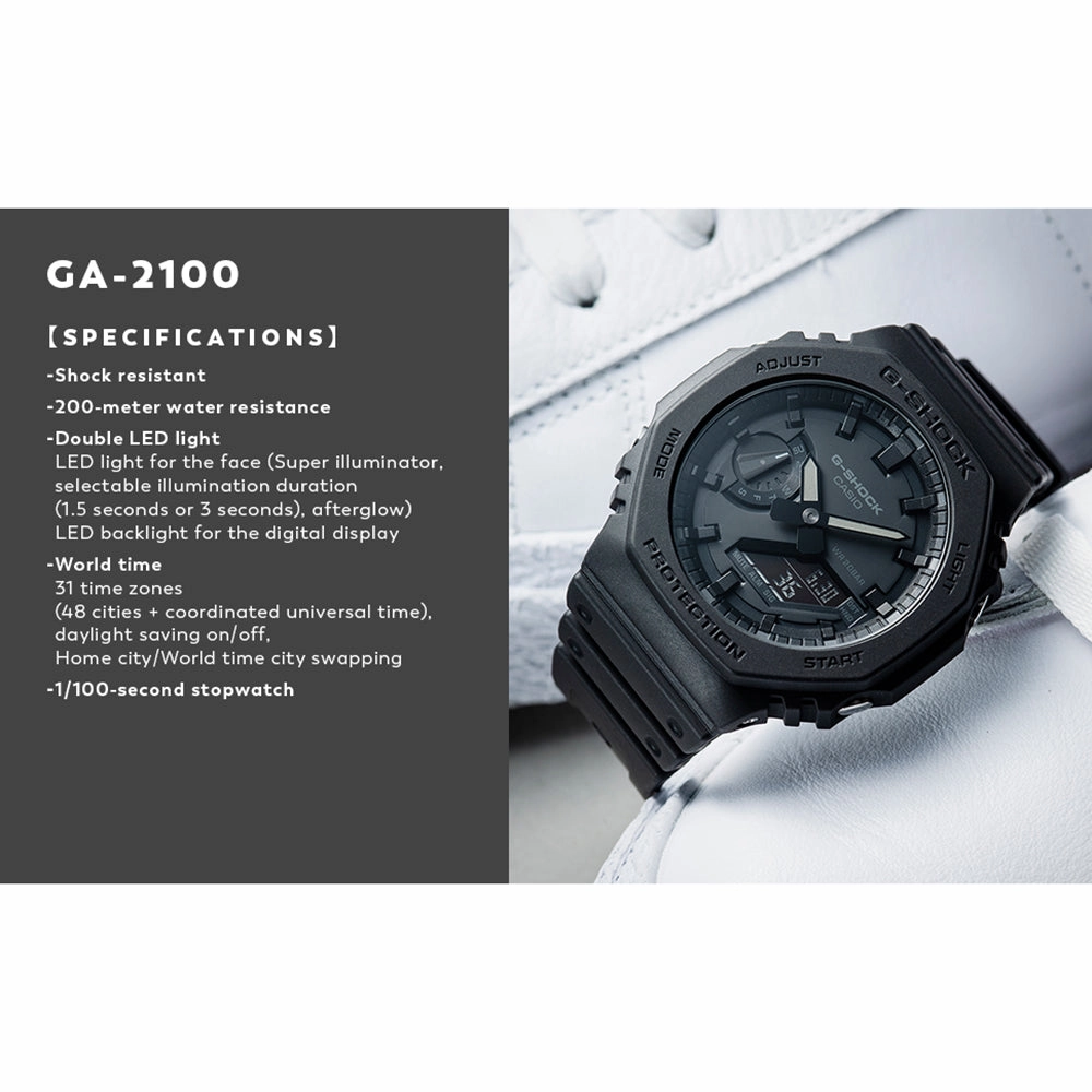 G-Shock Watches G-Shock GA2100-1A1 'CasiOak'