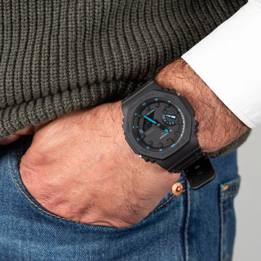 G-Shock Watches G-Shock GA2100-1A2 Neon Accent Series 'CasiOak'