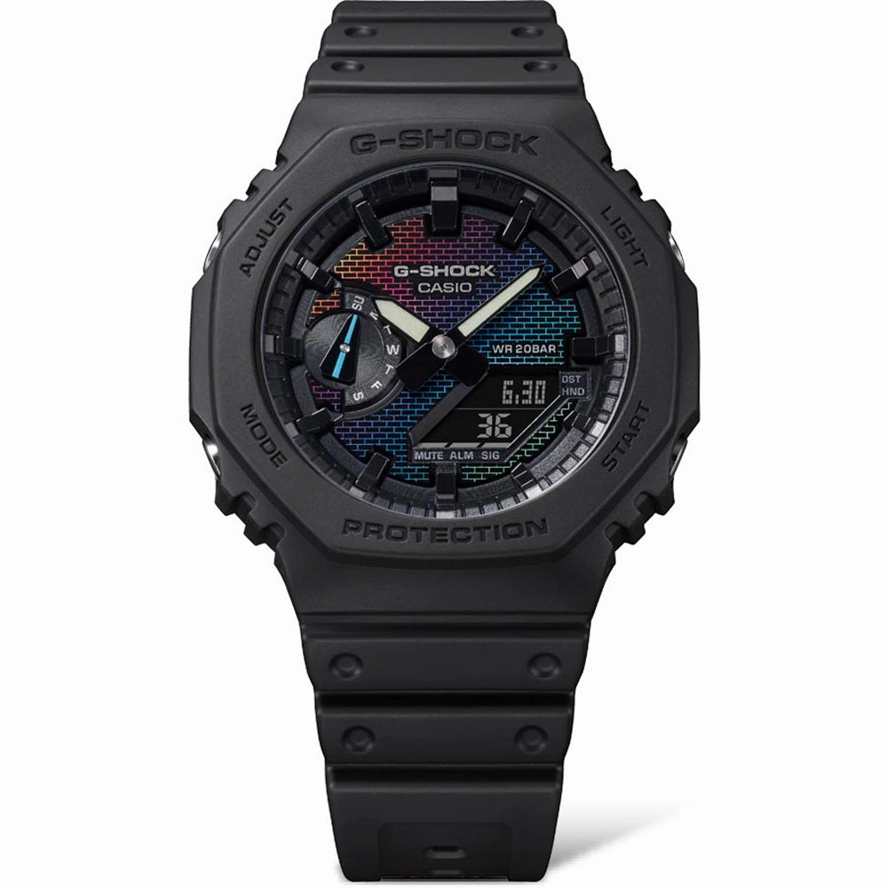 G-Shock Watches G-Shock GA2100RW-1A Rainbow Brick Wall
