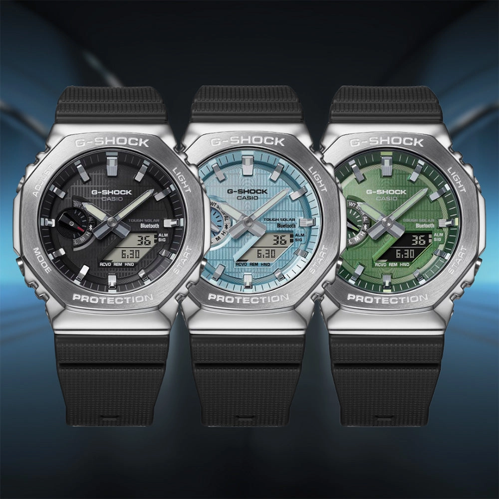 G-Shock Watches G-Shock GBM2100-1A Metal Covered Bluetooth 'CasiOak'