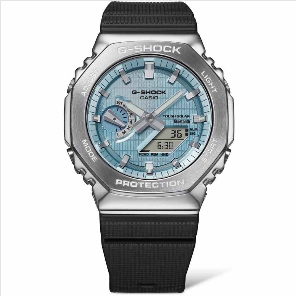 G-Shock Watches G-Shock GBM2100A-1A2 Metal Covered Bluetooth 'CasiOak'