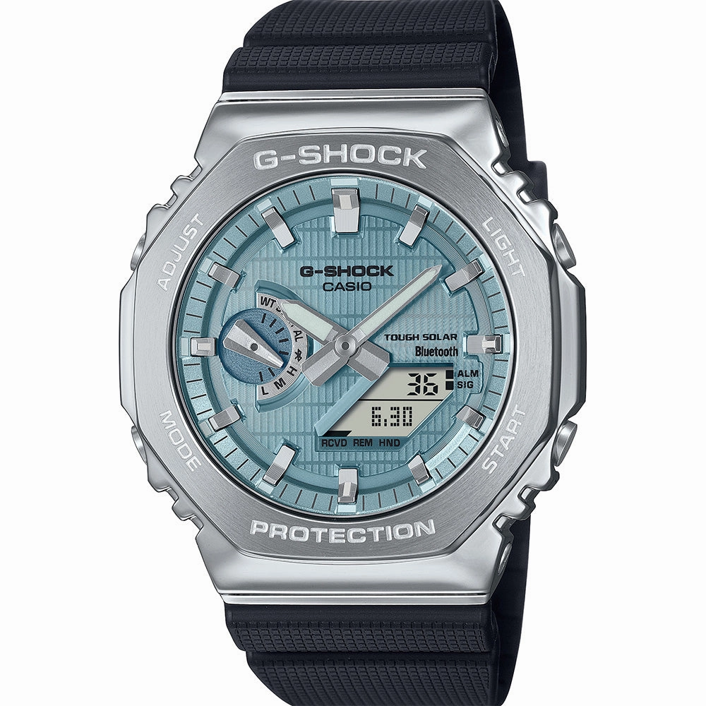 G-Shock Watches G-Shock GBM2100A-1A2 Metal Covered Bluetooth 'CasiOak'