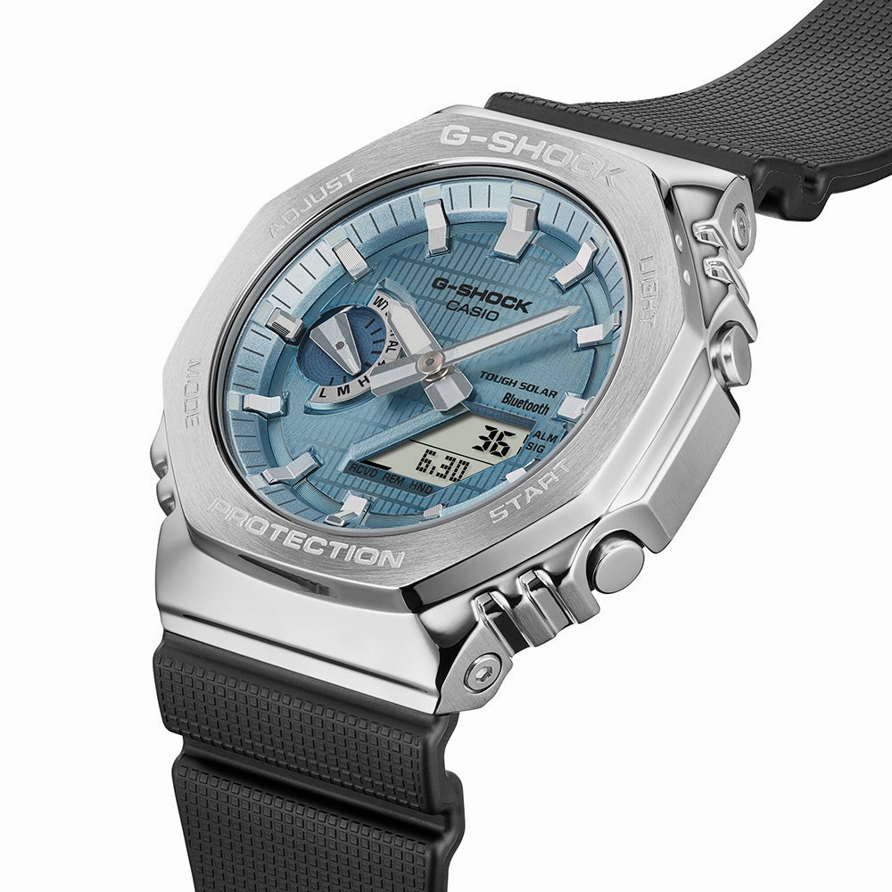 G-Shock Watches G-Shock GBM2100A-1A2 Metal Covered Bluetooth 'CasiOak'