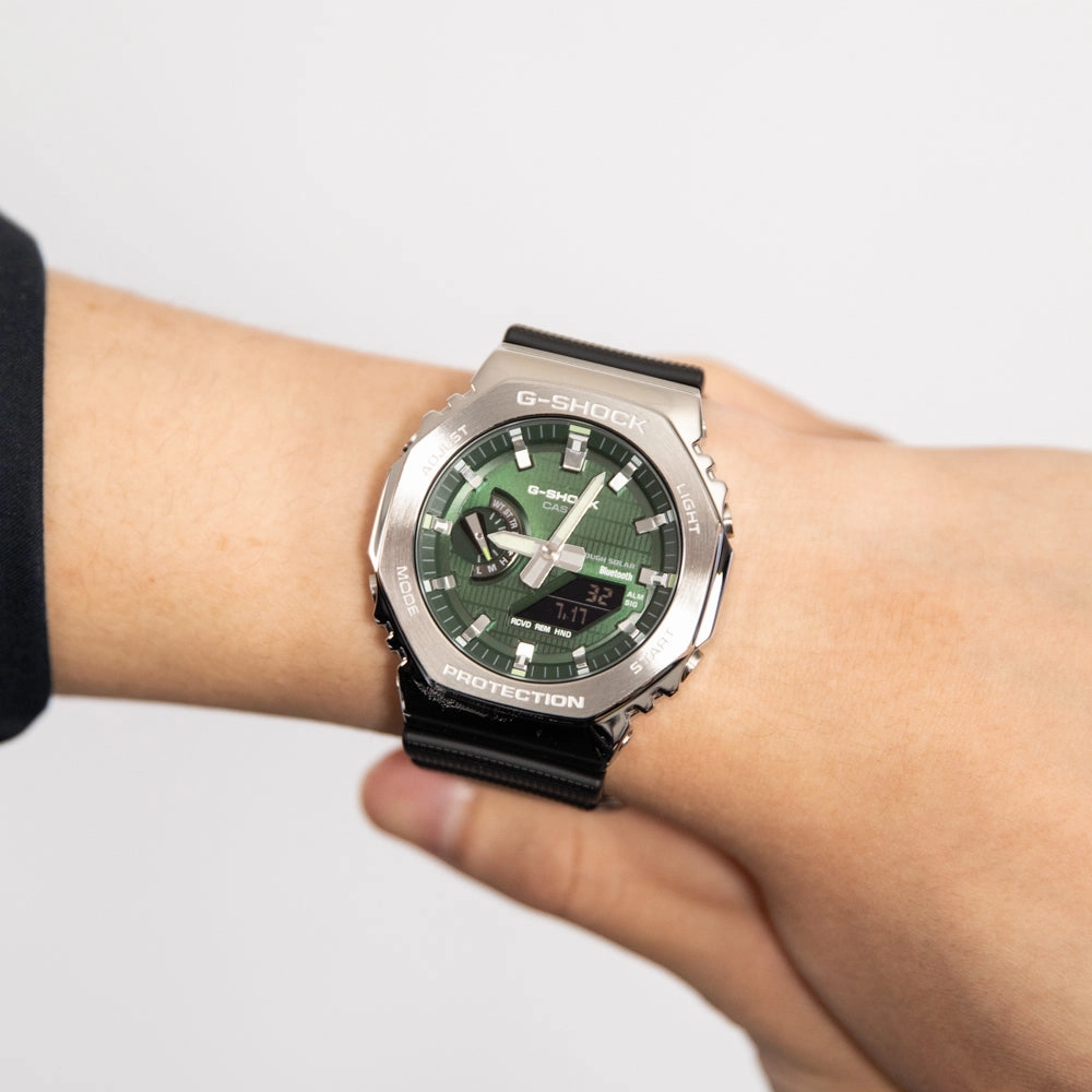 G-Shock Watches G-Shock GBM2100A-1A3 Metal Covered Bluetooth 'CasiOak'