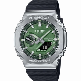 G-Shock Watches G-Shock GBM2100A-1A3 Metal Covered Bluetooth 'CasiOak'