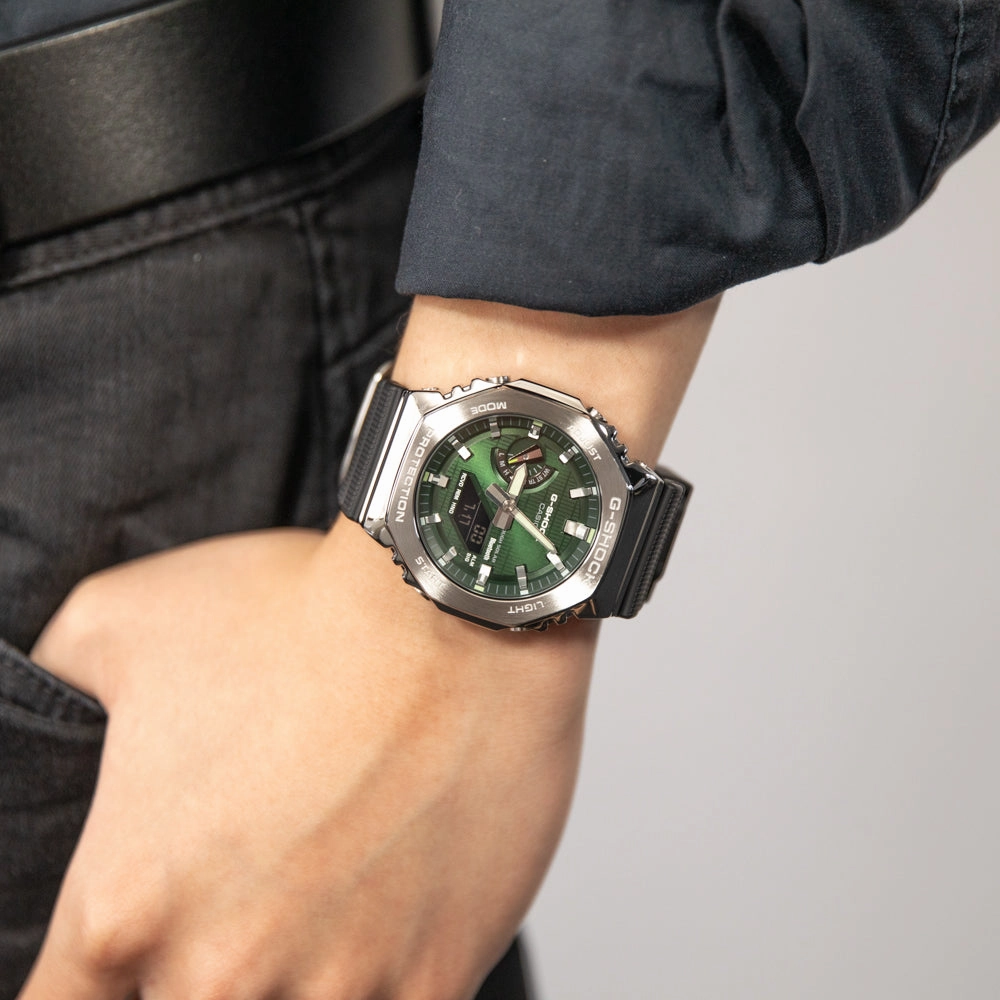 G-Shock Watches G-Shock GBM2100A-1A3 Metal Covered Bluetooth 'CasiOak'