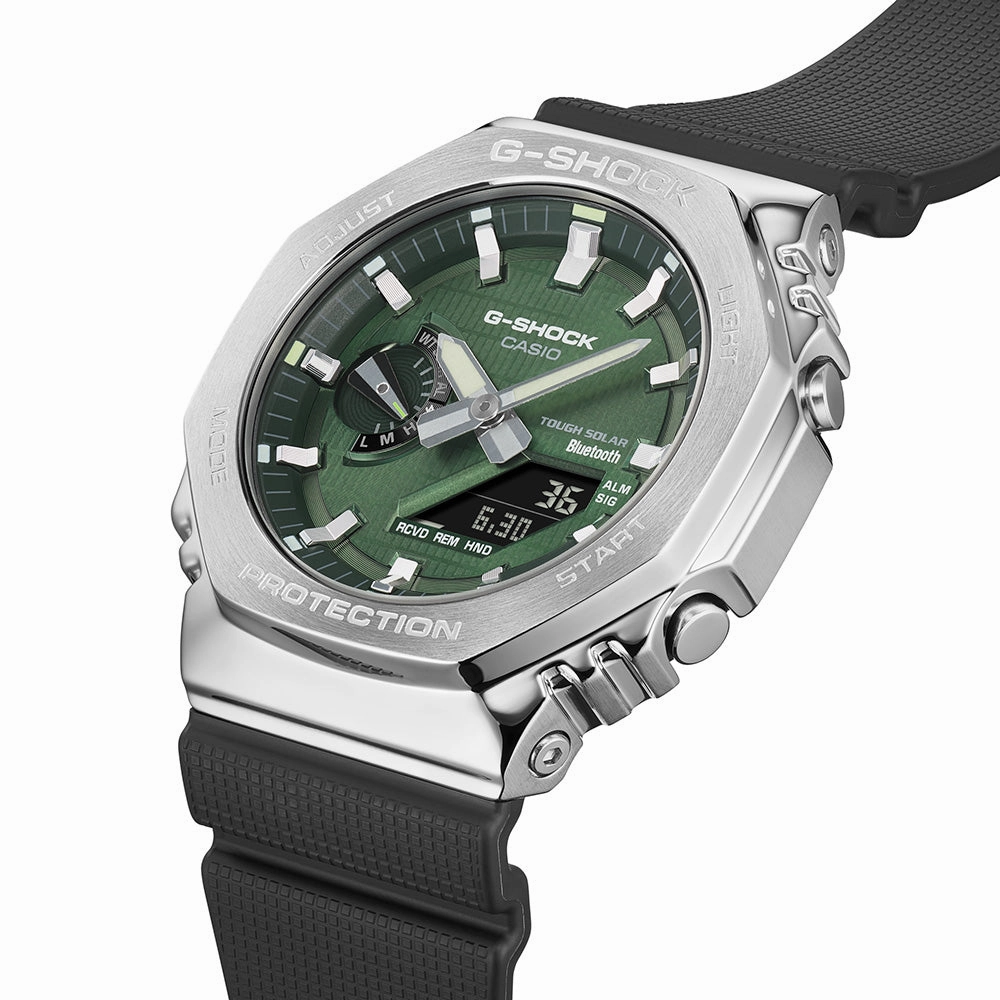G-Shock Watches G-Shock GBM2100A-1A3 Metal Covered Bluetooth 'CasiOak'