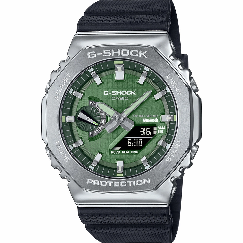 G-Shock Watches G-Shock GBM2100A-1A3 Metal Covered Bluetooth 'CasiOak'
