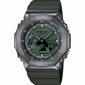 G-Shock Watches G-Shock GM2100B-3A Green Metal Covered 'CasiOak'