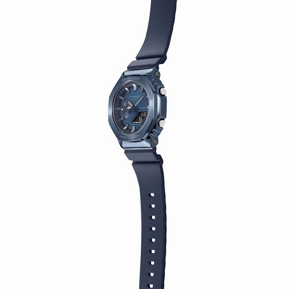 G-Shock Watches G-Shock GM2100N-2A Blue Metal Covered 'CasiOak'
