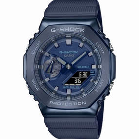 G-Shock Watches G-Shock GM2100N-2A Blue Metal Covered 'CasiOak'