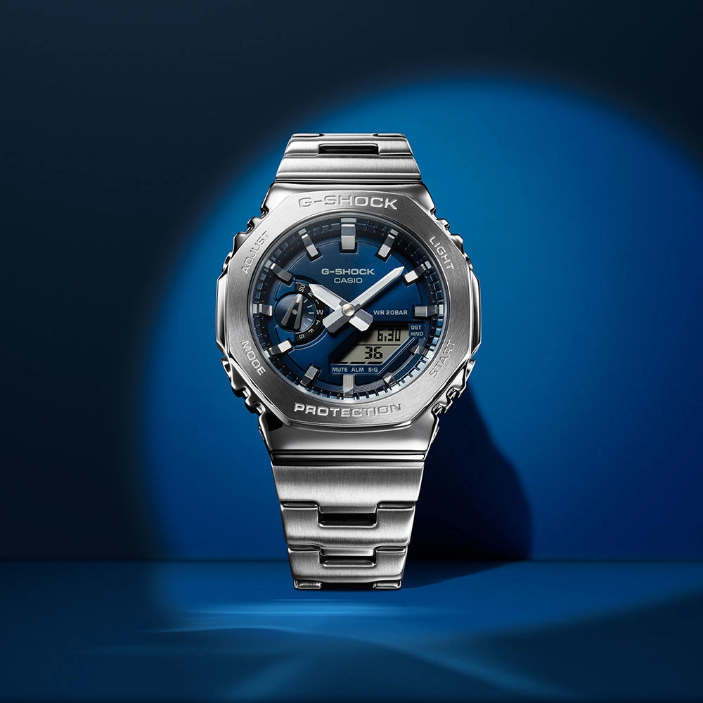 G-Shock Watches G-Shock GM2110D-2B G-Steel Metal Covered 'CasiOak'