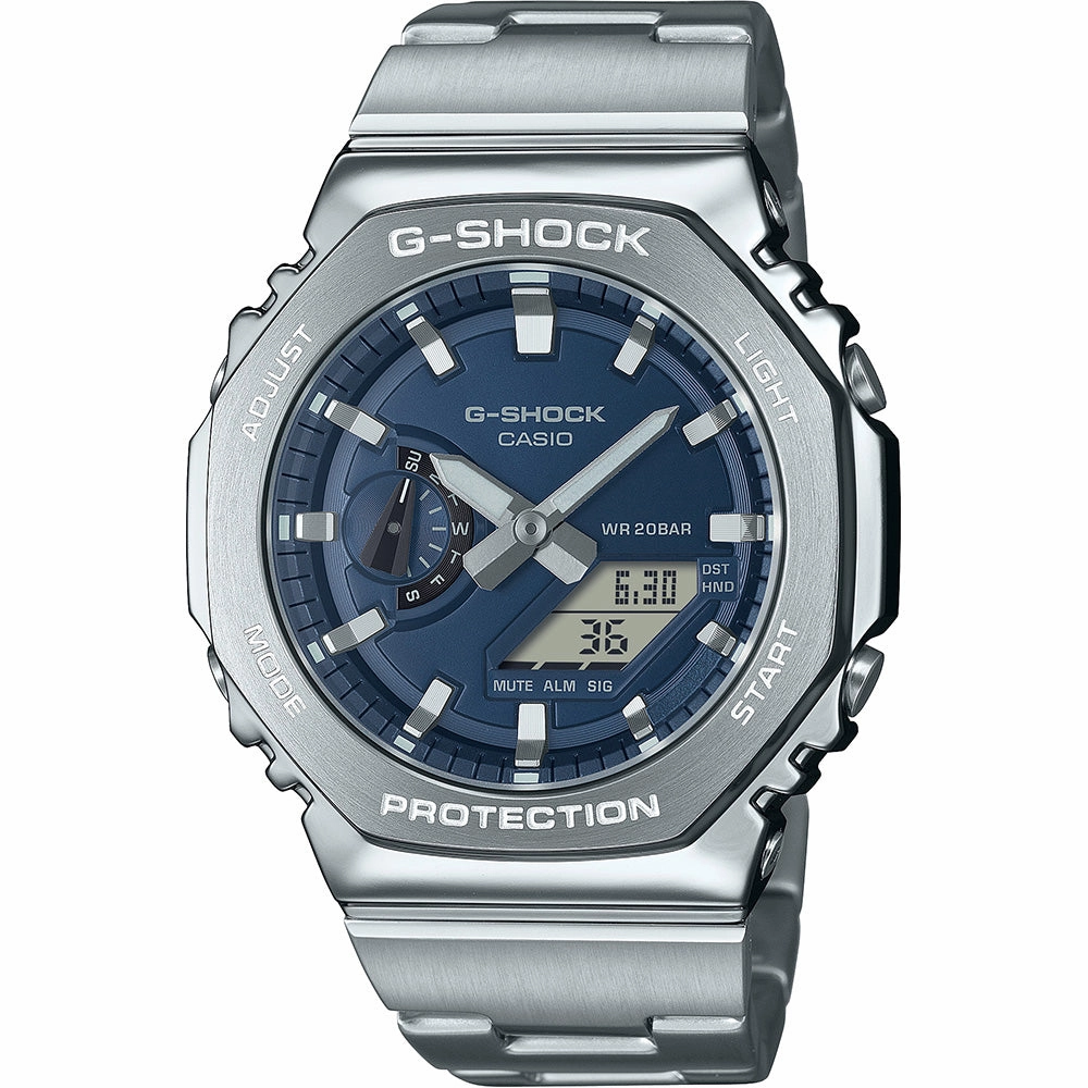 G-Shock Watches G-Shock GM2110D-2B G-Steel Metal Covered 'CasiOak'