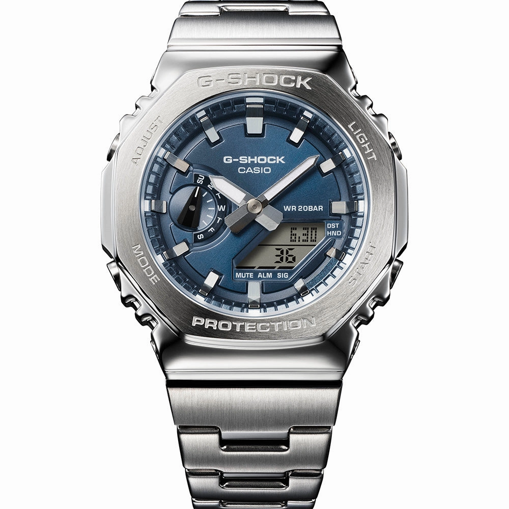 G-Shock Watches G-Shock GM2110D-2B G-Steel Metal Covered 'CasiOak'