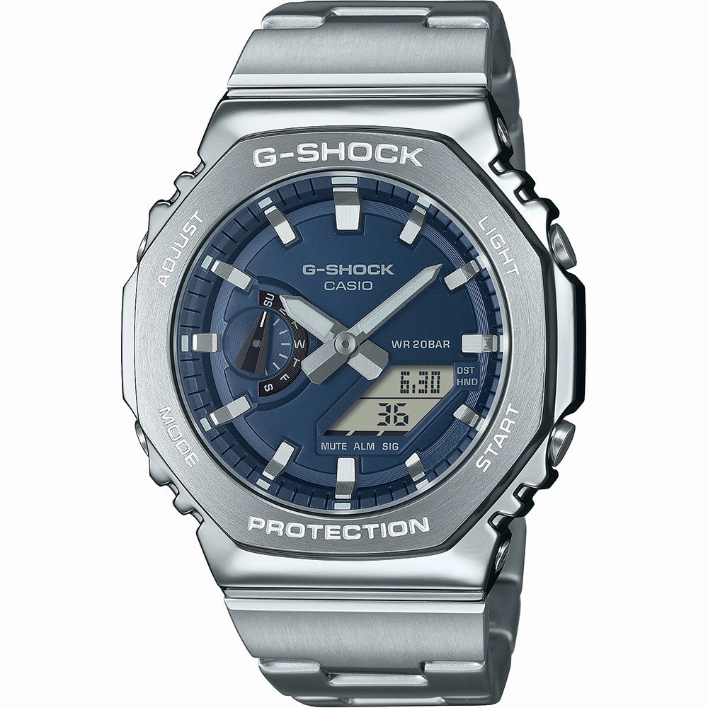 G-Shock Watches G-Shock GM2110D-2B G-Steel Metal Covered 'CasiOak'