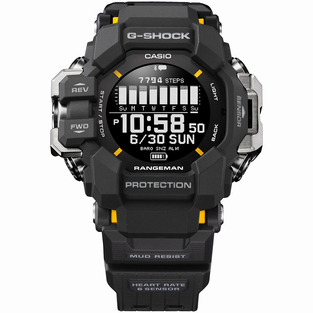 G-Shock Watches G-Shock GPRH1000-1D GPS Rangeman Black Watch