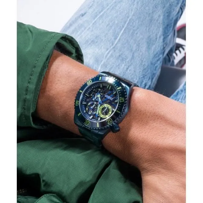 Gents Axle Stainless Steel Navy Watch GW0488G4
