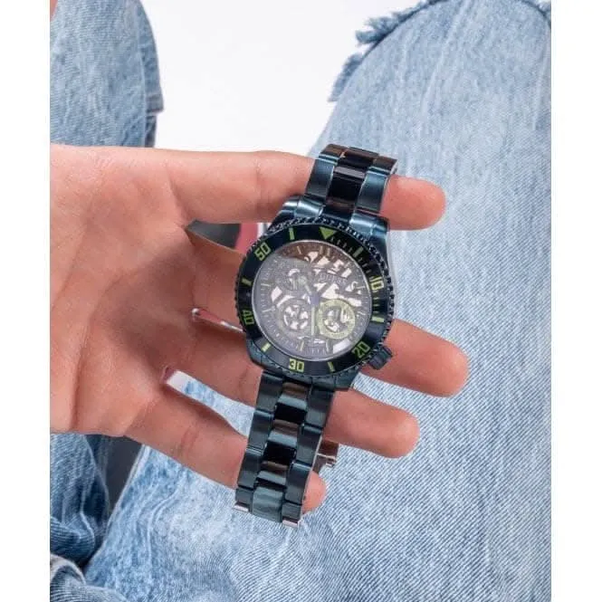 Gents Axle Stainless Steel Navy Watch GW0488G4