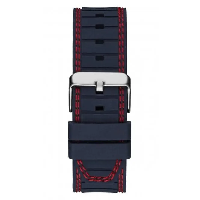 Gents Circuit Silicone Silver Watch GW0487G1