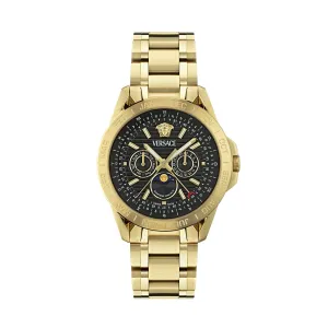 Gents Galaxy Moonph Black Guilloch Watch VE0K00425