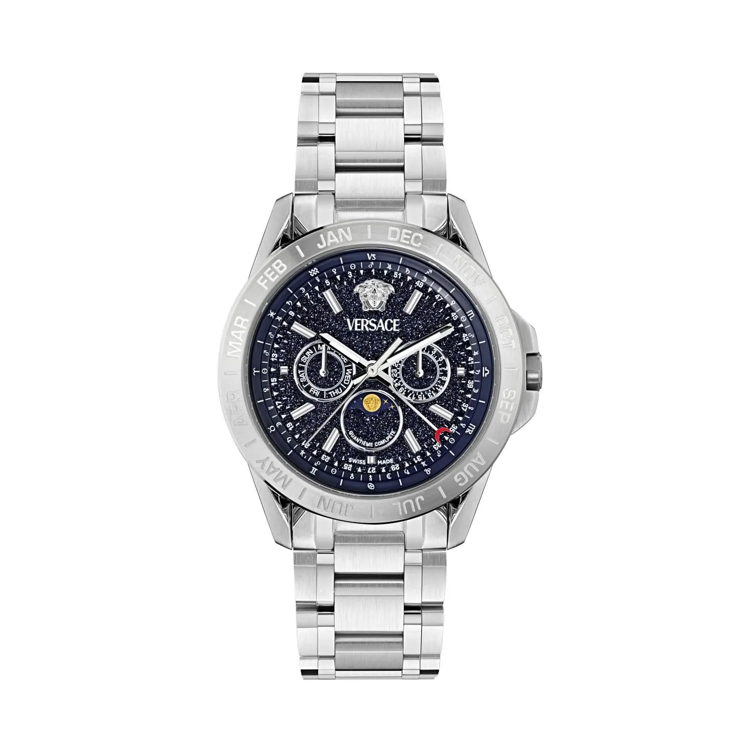 Gents Galaxy Moonph Blue Watch VE0K00125