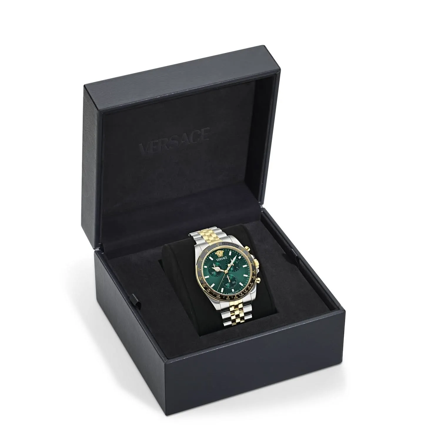 Gents Greca Chr Wave Green Watch VE0H00425