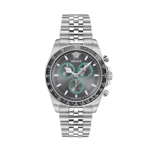 Gents Greca Chr Wave Grey Watch VE0H00325