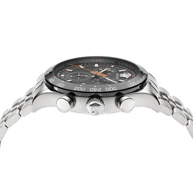 Gents Hellenyium Stainless Steel Black Watch VE2U00322