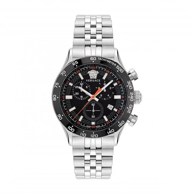 Gents Hellenyium Stainless Steel Black Watch VE2U00322