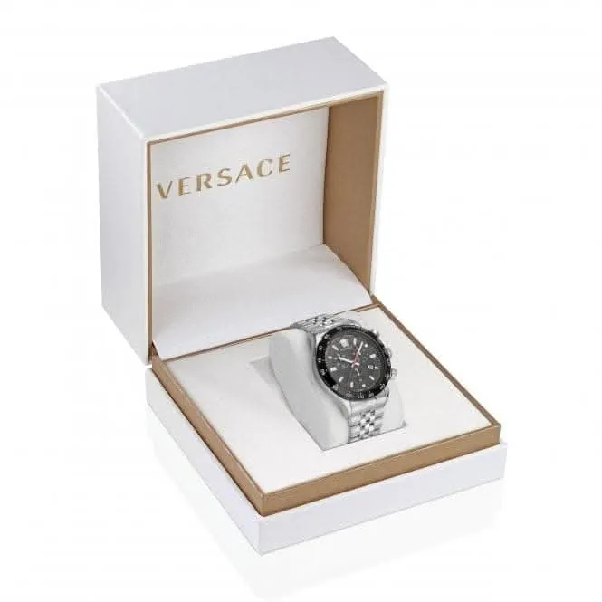 Gents Hellenyium Stainless Steel Black Watch VE2U00322