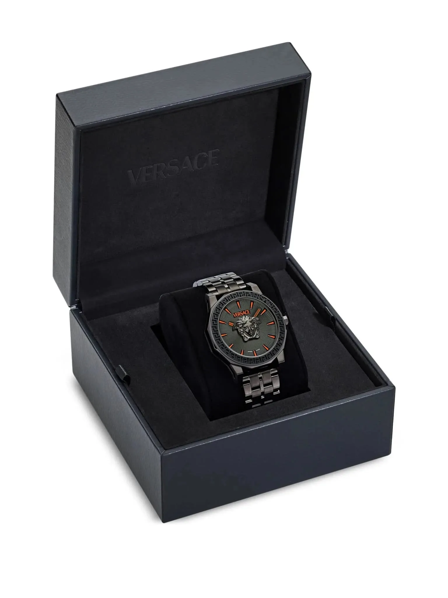 Gents Medusa Deco Dark Grey Watch VE9I00524