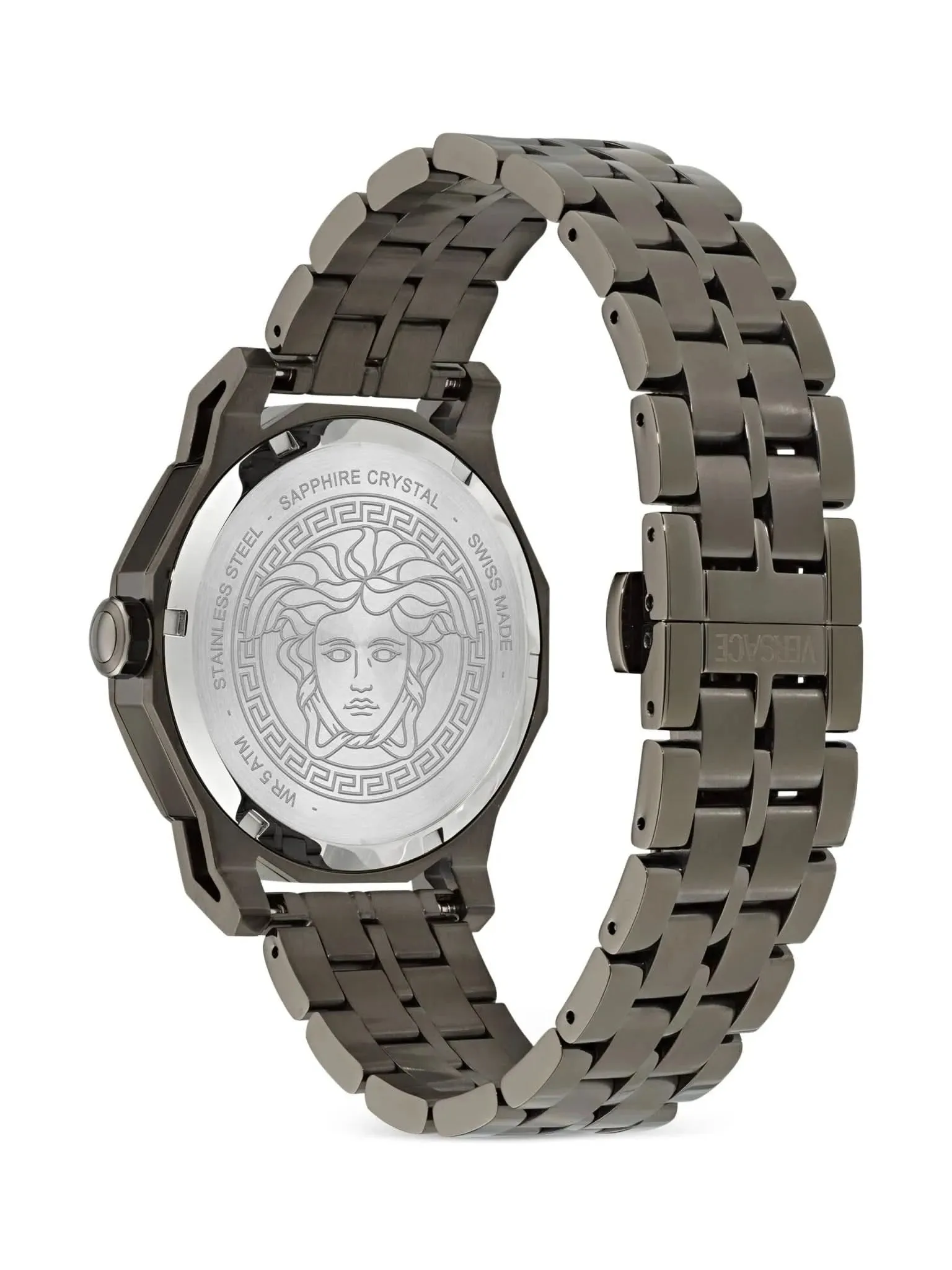 Gents Medusa Deco Dark Grey Watch VE9I00524