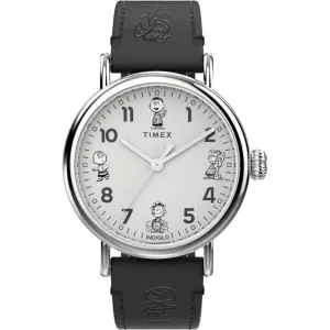 Gents Peanuts Waterbury Standard Silver-Tone Watch TW2W45900