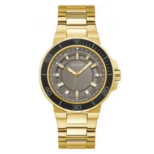 Gents Track Stainless Steel Gold Tone Watch GW0426G2