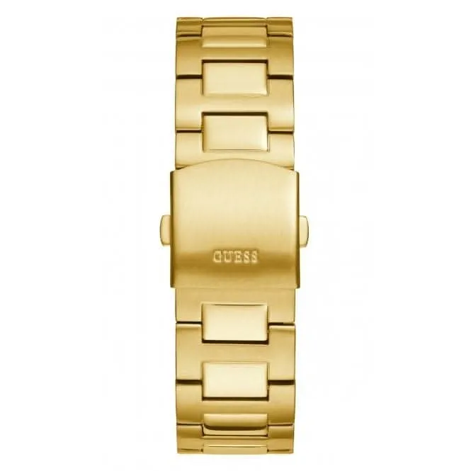 Gents Track Stainless Steel Gold Tone Watch GW0426G2